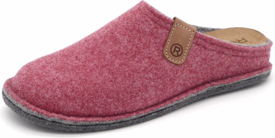 Foto: Rohde lucca pantoffels dames sloffen roze antislip uitneembaar voetbed 6820 42 maat 41