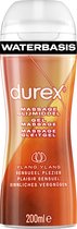 Durex Massage Olie en Glijmiddel 2-in-1 - Sensual met Ylang Ylang - waterbasis - 200 ml