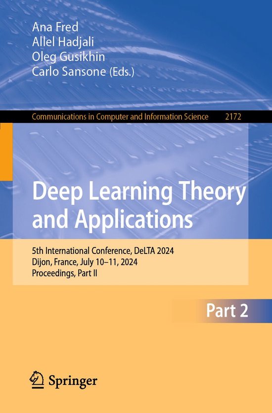 Springer Nature Proceedings Computer Science 2 - Deep Learni ... - cover