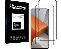 Screenprotector voor Xiaomi Redmi Note 13 Pro Plus 5G - 2 stuks Beschermglas van glas Transparante glazen schermbeschermfolie met zwarte randen