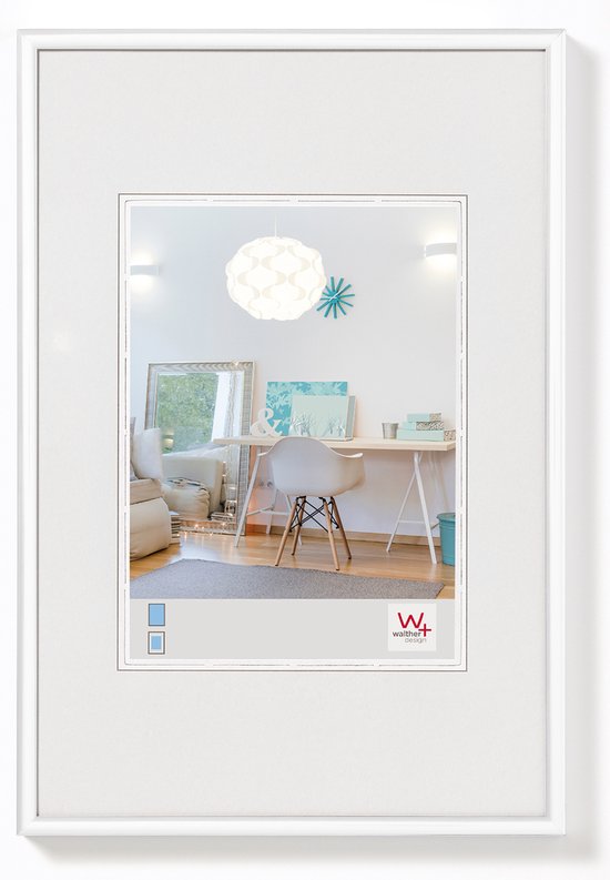 Foto: Walther new lifestyle fotokader fotomaat 20x30 cm wit