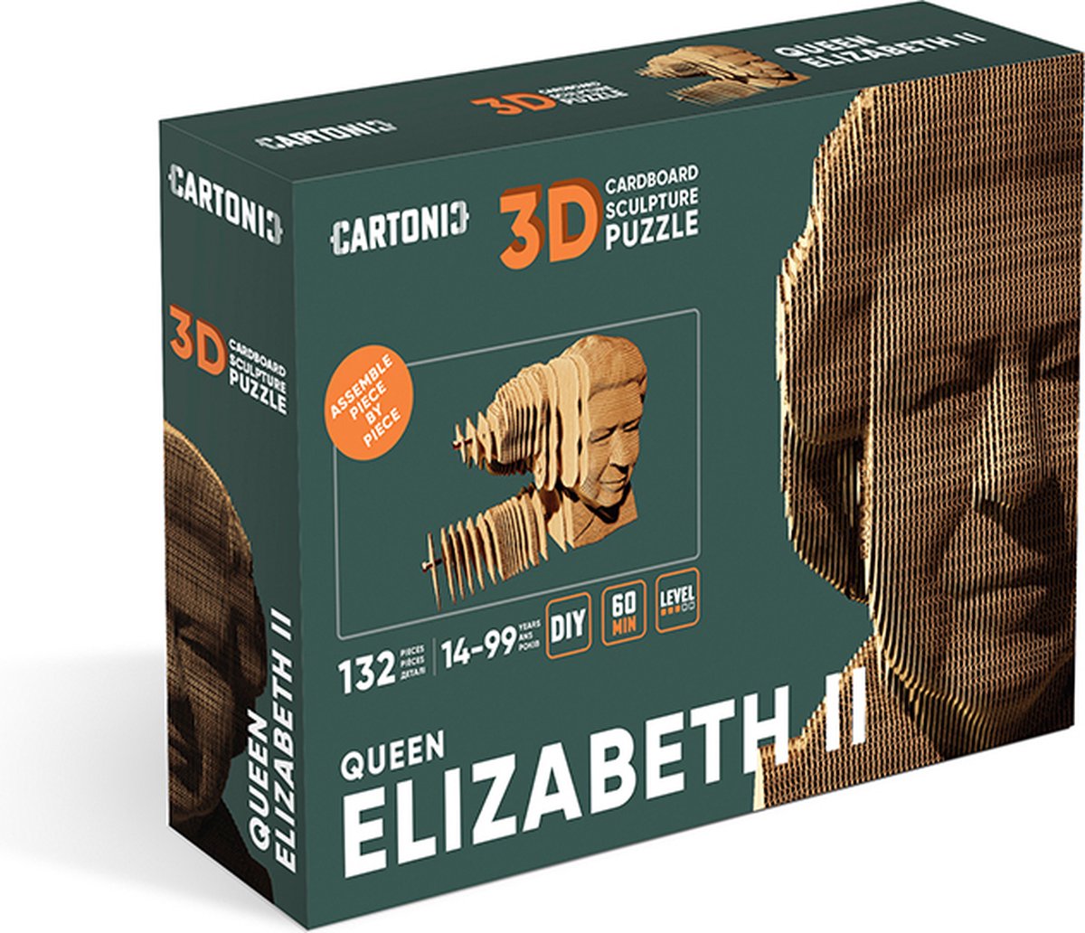 Cartonic - 3D Sculptuur Puzzel Queen Elisabeth