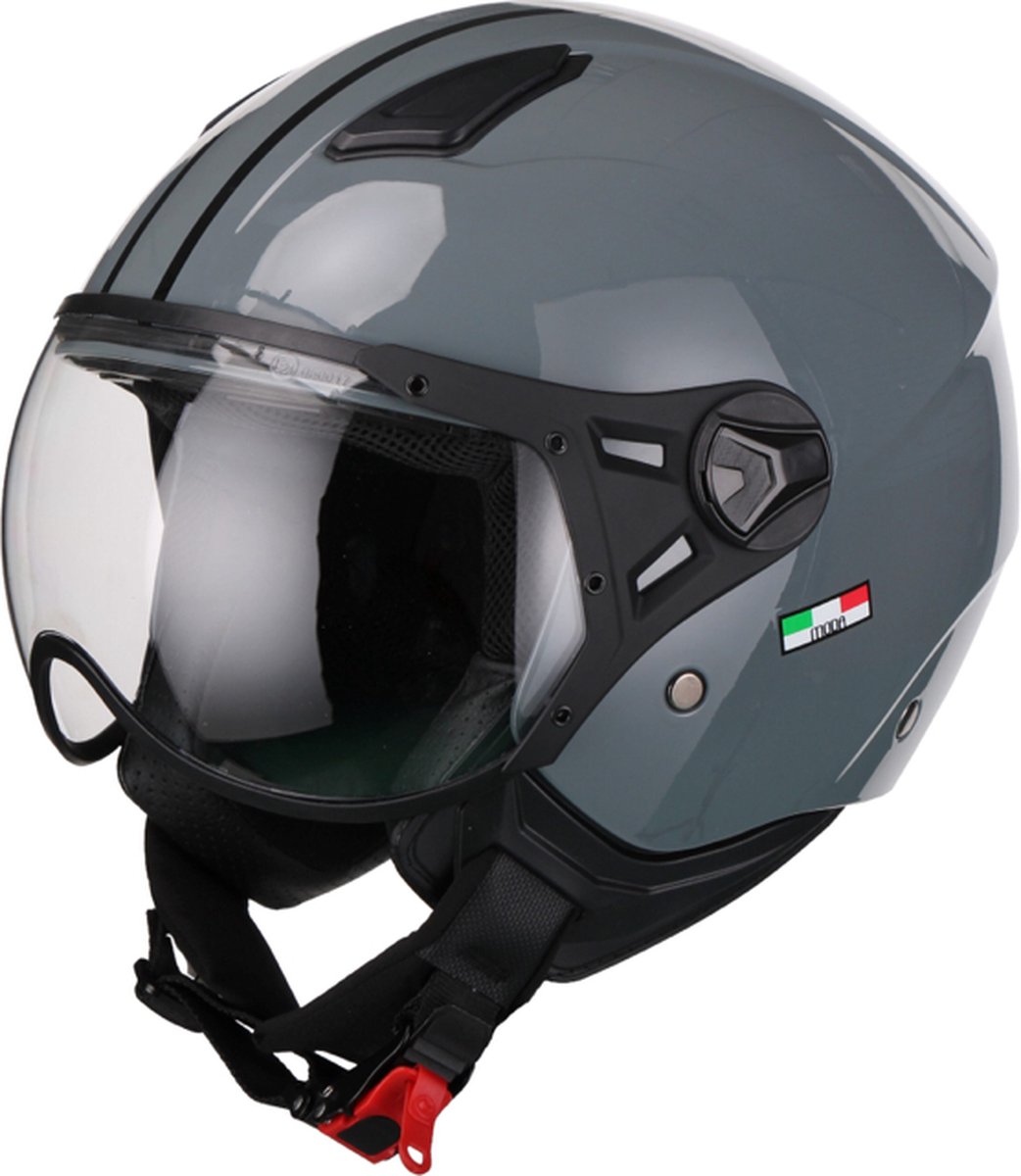Helm Vito Jet Moda Nardo Grey Maat L - 59-60cm