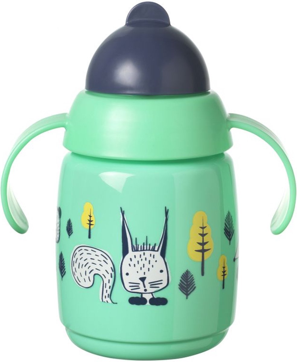 Tommee Tippee Verzwaarde Rietjesbeker Superstar 300ml, 6m+ groen
