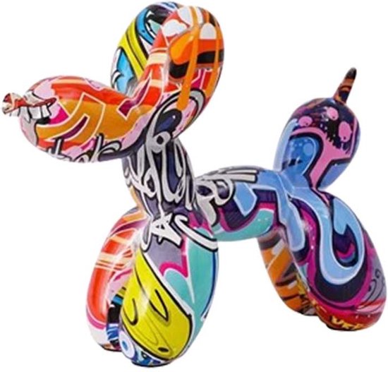 Statue de chien Ballon – Décoration moderne en résine