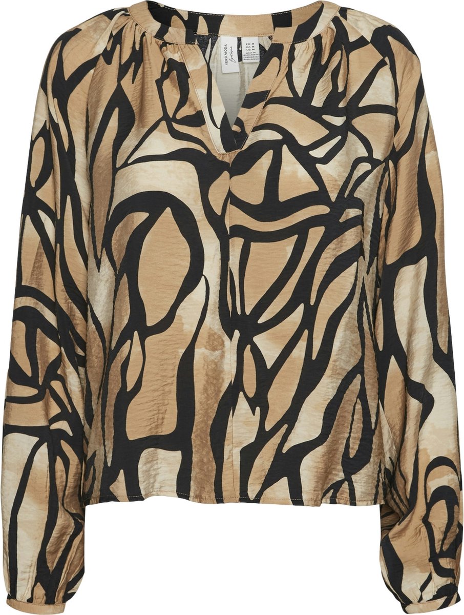 VERO MODA - Bloes - Maat XS - Vrouwen - Black - Hoofdstof