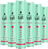 Taft True Volume Mega Strong Spray - Haarstyling - Haarspray - Langdurige Fixatie - Fijne Haartypes - Voordeelverpakking - 6x 250 ml