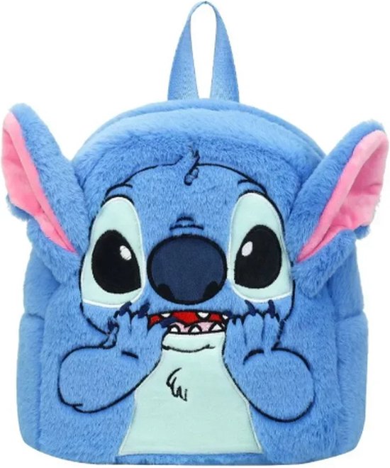 Foto: Disney stitch rugtas schooltas rugzak back2 school peuters kleuters blauw