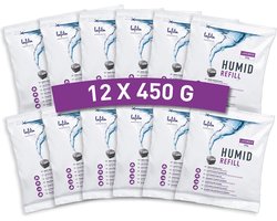 Lafita Vochtvanger navulling - 12 stuks - 450 gram - lavendel - universeel - made in NL