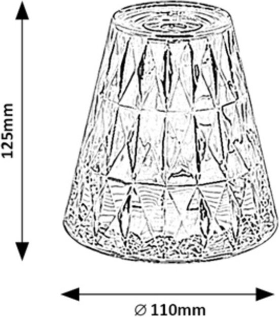 Rabaux -Tafellamp - Nachtlamp - Decoratieve tafellamp, 2W LED, RGB, Siggy van Rab — afbeelding 3
