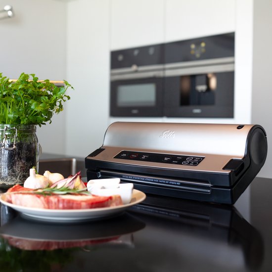 Solis Vac Prestige 575 - Machine Sous Vide Alimentaire - Fonction de Marinage - Gris