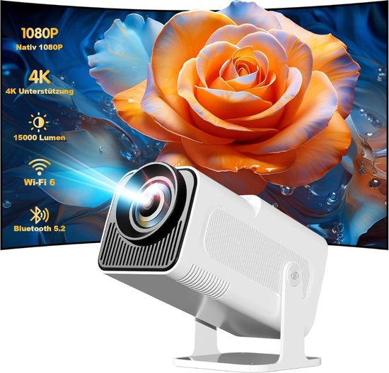 Equivera Mini Beamer - Draagbare Beamer - Beamer - Mini Beamer Projector - Projector - Mini Projector