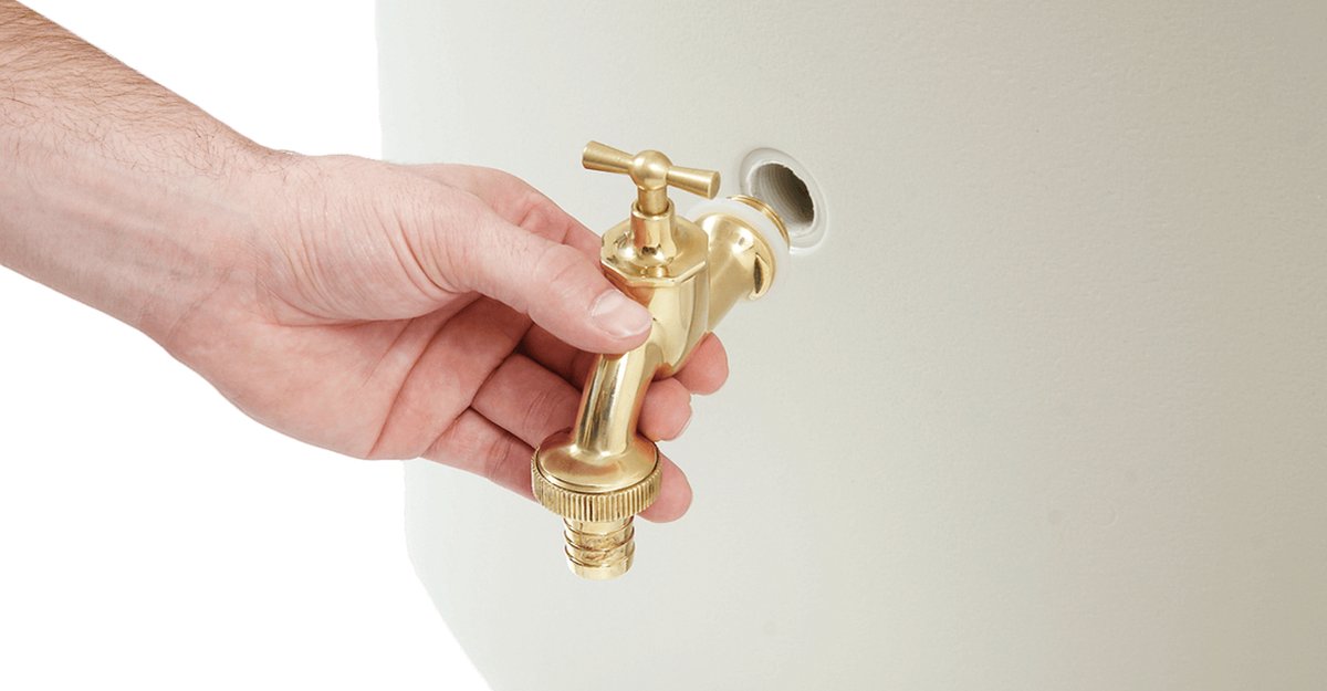 Garantia Elegance colonne récupératrice d'eau 400 liter beige sable