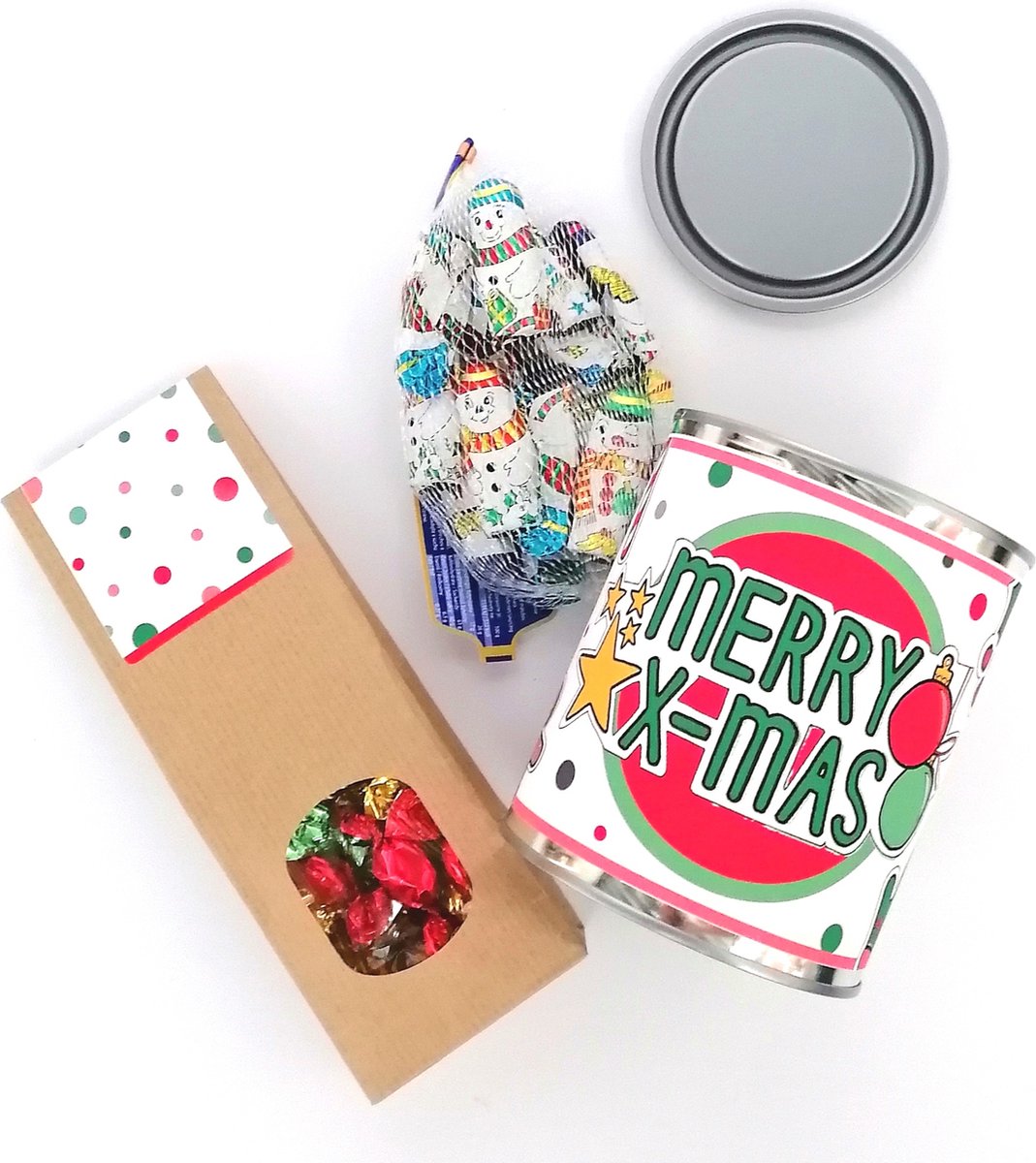 Kerstpakket "Zoete Kerst" kerstgeschenk voor het hele gezin - o.a kerstkoekjes, chocomel en Milka chocolade – foto 7