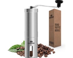 Handmatige Koffiemolen met Keramisch Maalwerk - Verstelbare Koffiemolen van Roestvrij Staal