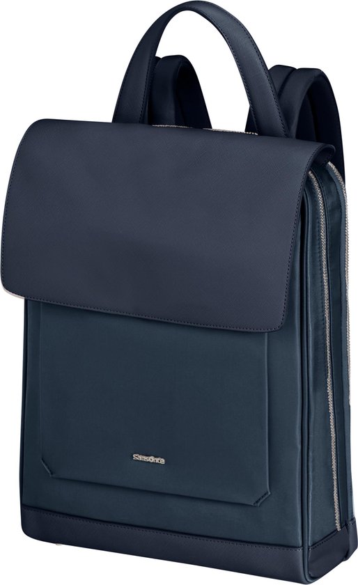 pleegouders mist Omhoog gaan Samsonite Laptoprugzak - Zalia 2.0 Backpack met Flap 14.1 inch Midnight  Blue | bol.com