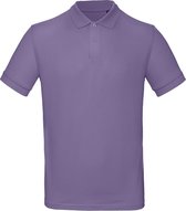 Senvi Classic Fit Polo Biologisch Katoen - Kleur Licht Paars - Maat XXL