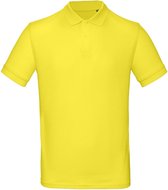 Senvi Classic Fit Polo Biologisch Katoen - Kleur Geel - Maat XXL