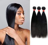 3x hairweave 10"bundle 100%india remy hair wefthair 300gram ACTIE