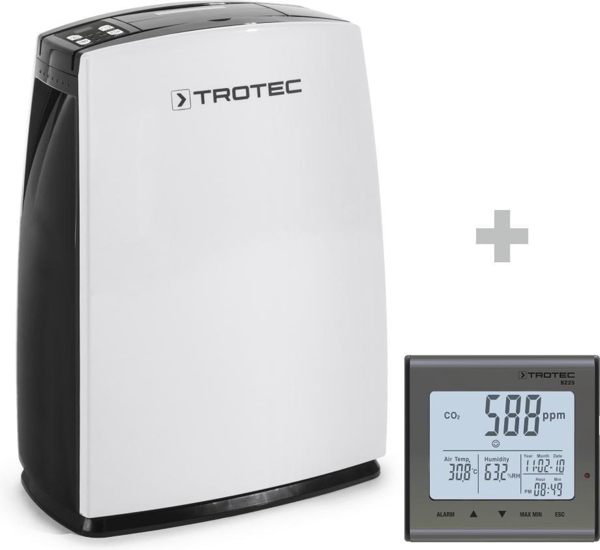 TROTEC TTK 30 E Komfort Luftentfeuchter (max.12 L/Tag), geeignet für