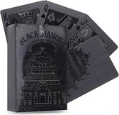 Zwarte speelkaarten - Luxe pokerkaarten - waterproof en extra stevig
