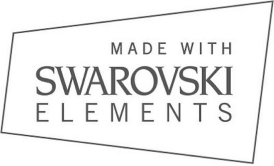 Rozenkrans van Swarovski parels ( 8 mm ) en Swarovski kralen ( 4 mm ) Creamrose - CC