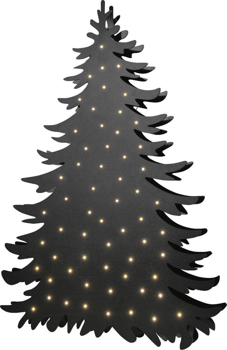 SOMPEX - Vloerlamp - BLACKY kerstboom 94cm zwart met LED