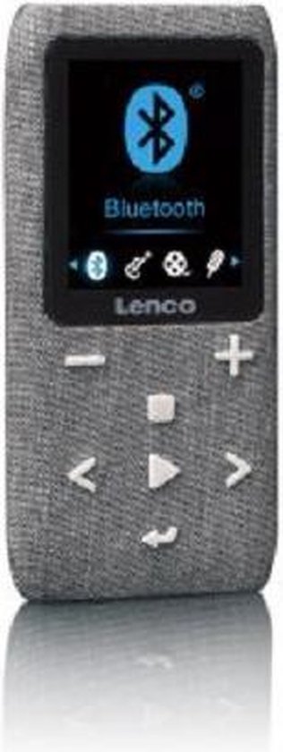 Lenco Xemio-861GY - MP3-speler met Bluetooth® en 8 GB micro SD - Grijs | bol | MP3-Player
