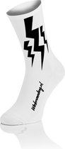 Lightning Fietssokken Wit Maat M (42-44)