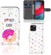 iPhone 11 Pro Book Cover Donut Roze