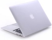 Lunso Geschikt voor MacBook Air 11 inch cover hoes - case - Mat Transparant