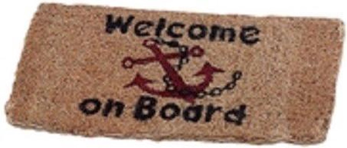 Talamex Vloermat Welcome on Board Vloermat 25x50