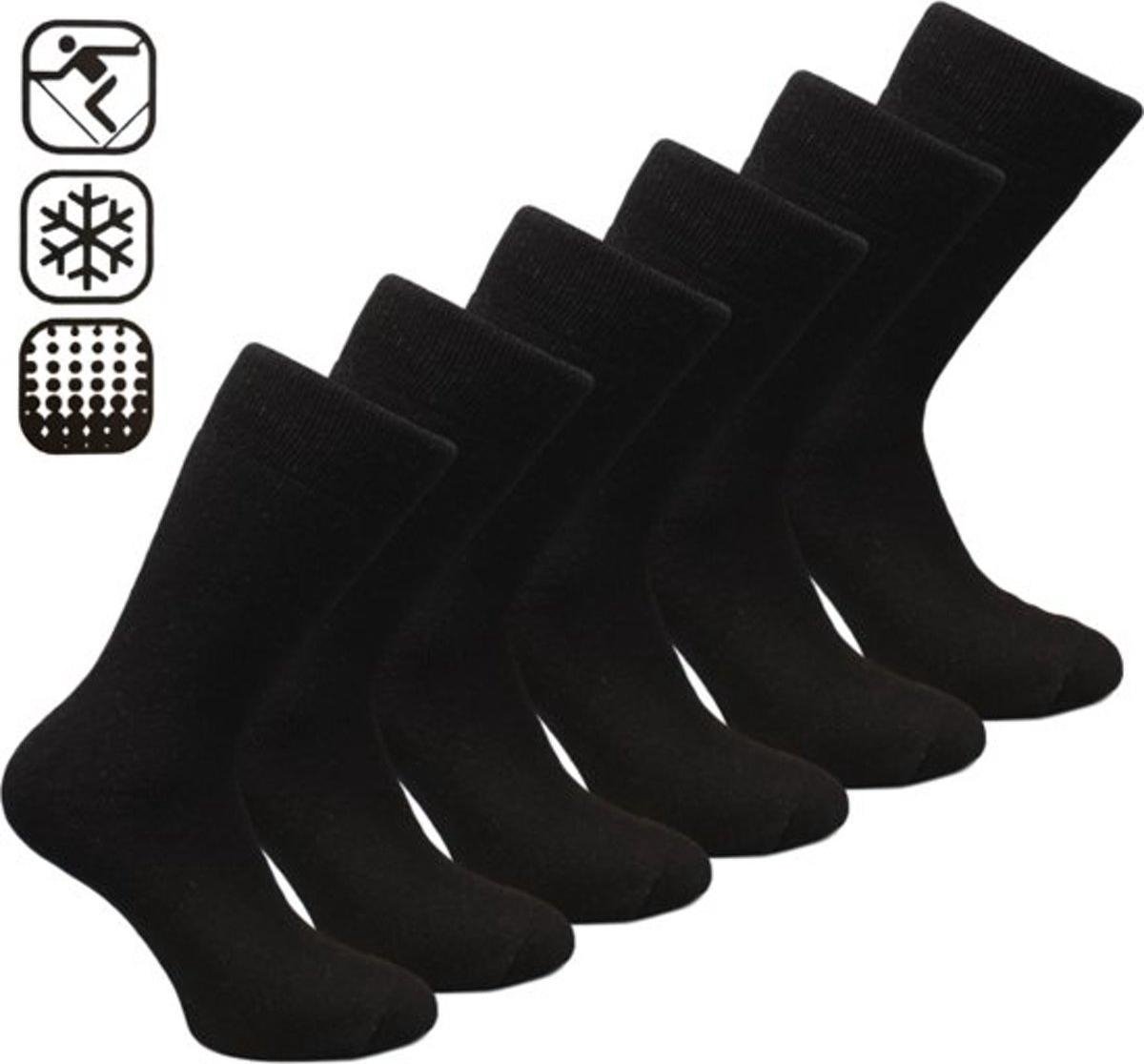 Benson Thermo Sokken 12 Paar – 43/46 Wandelen Wintersport Werk Zwart