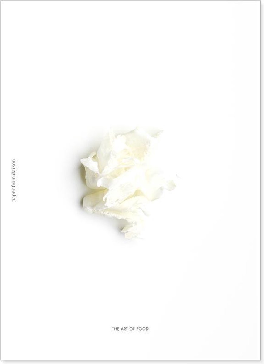 Food art print met daikon | Postcard om op te sturen of voor in de keuken of woonkamer | Wanddecoratie voor in een Scandinavisch interieur of boven de eettafel in de eetkamer| Prints gedrukt op FSC gecertificeerd papier | 13x18