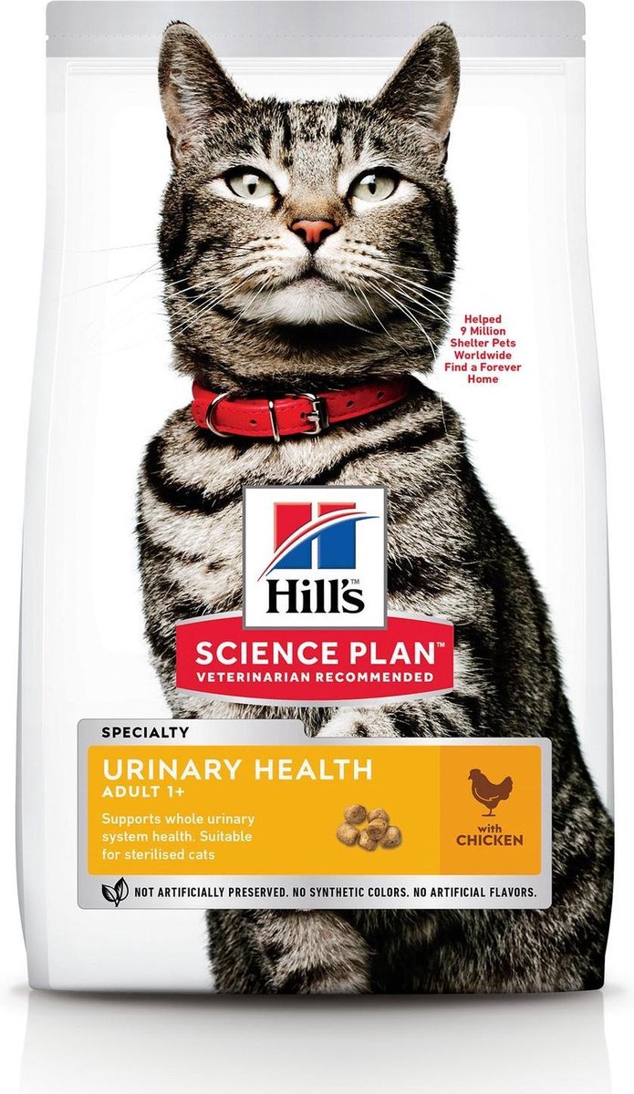 Hill's Science Plan Kattenvoer Adult Urinary Health Kip 15 kg