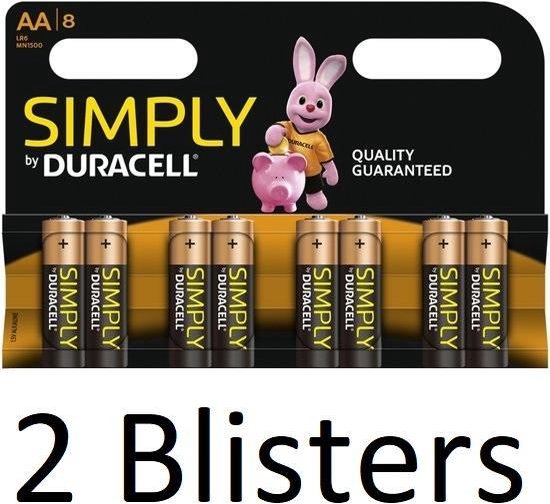 DURACELL Battery AA LR6 MN1500 (8 stuks)