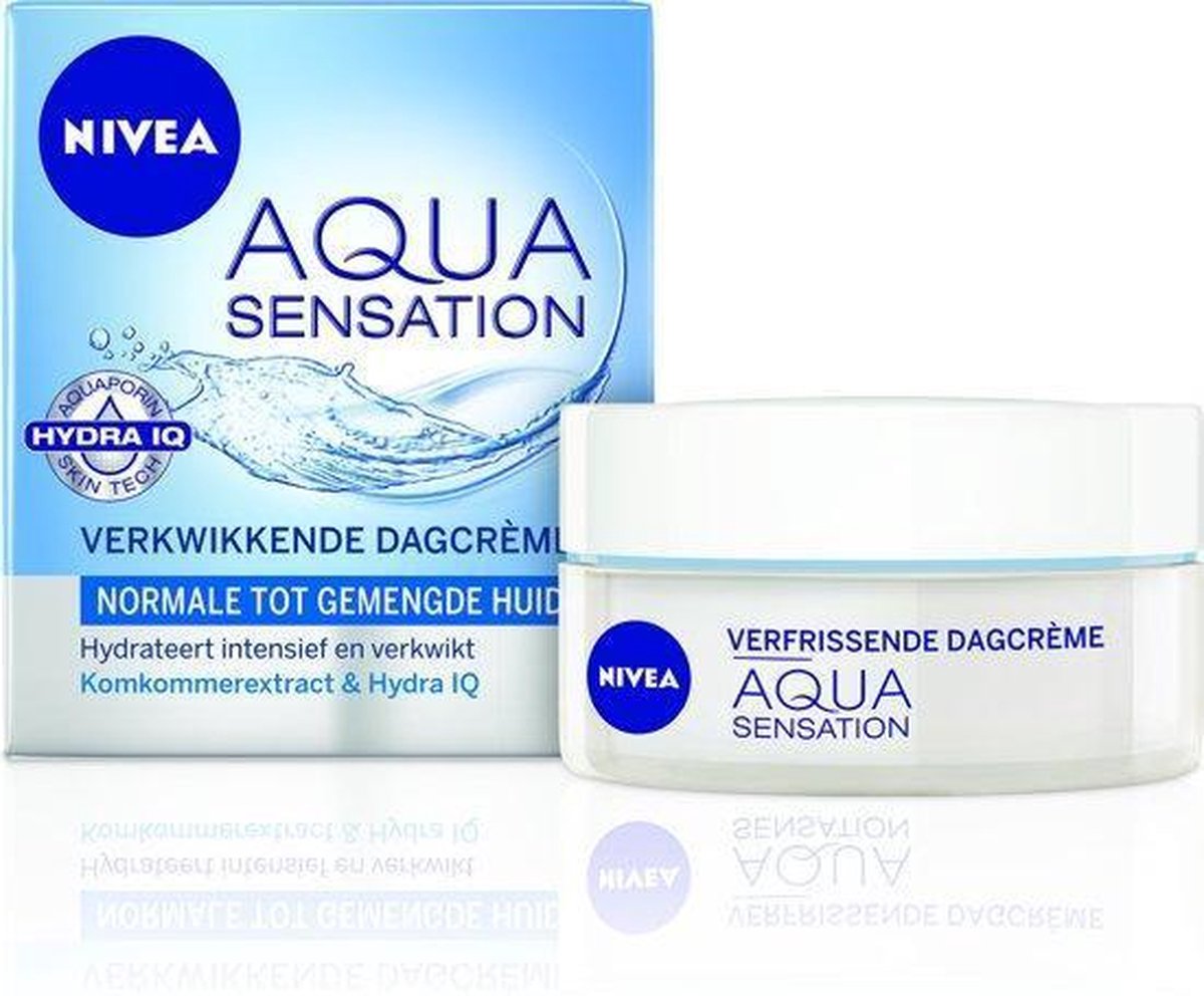 NIVEA Aqua Sensation Verkwikkende - 50 ml - Dagcrème | bol.com