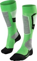 Falke SK4  Wintersportsokken - Maat 35-36 - Vrouwen - groen/grijs/zwart