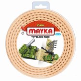 Mayka bouwblokjes tape beige/zand - 2 meter / 4 studs