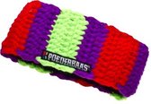 Poederbaas Headband Hoofdband - Rood/Paars/Groen