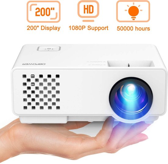 volwassene Beginner neef Mini Beamer / Video beamer / Home cinema projector / Thuisbioscoop 1080p  full HD kerst... | bol.com