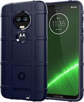 Hoesje voor Motorola Moto G7 Plus - Beschermende hoes - Back Cover - TPU Case - Blauw