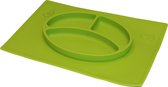 Anti-slip silicone 3D kinder Plate groot groen | Kinderplacemat | Vaatwasser bestendig | Anti Slip | Super leuk | By TOOBS