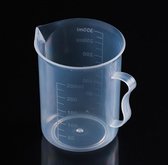 250 ml Food Grade PP Plastic kolf Digitale maatbeker Cilinderweegschaal Meetglas Lab Laboratoriumgereedschap (transparant)