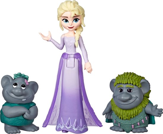Alice schreeuw innovatie Frozen 2 Kleine Poppen Elsa en Trollen - Pop | bol.com