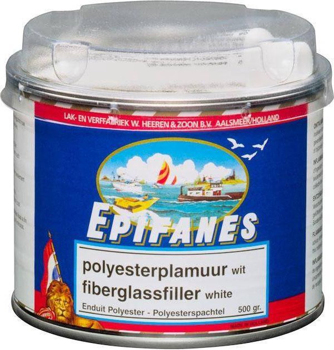 Epifanes Polyesterplamuur 1,5 kg: Wit