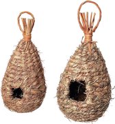 Bird nest, grass 10x10x25 cm, small dia 10 cm, high 25 cm