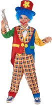 LUCIDA - Geruit clown pak voor kinderen - M 122/128 (7-9 jaar)