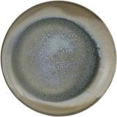 Bloomingville - Bord Stoneware 35xH4,5 cm Off W/Br/Gr