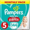 Pampers Baby-Dry Nappy Pants Maat 5 - 144 Stuks - Maandbox - 12-17kg